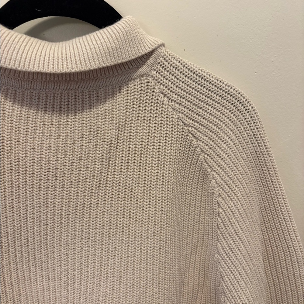 Madewell cream cotton sweater - Picture 5 of 6